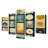 'The Illusion Of Time Future Minimalism III - Modern Geometric Canvas Print - 5 Panels