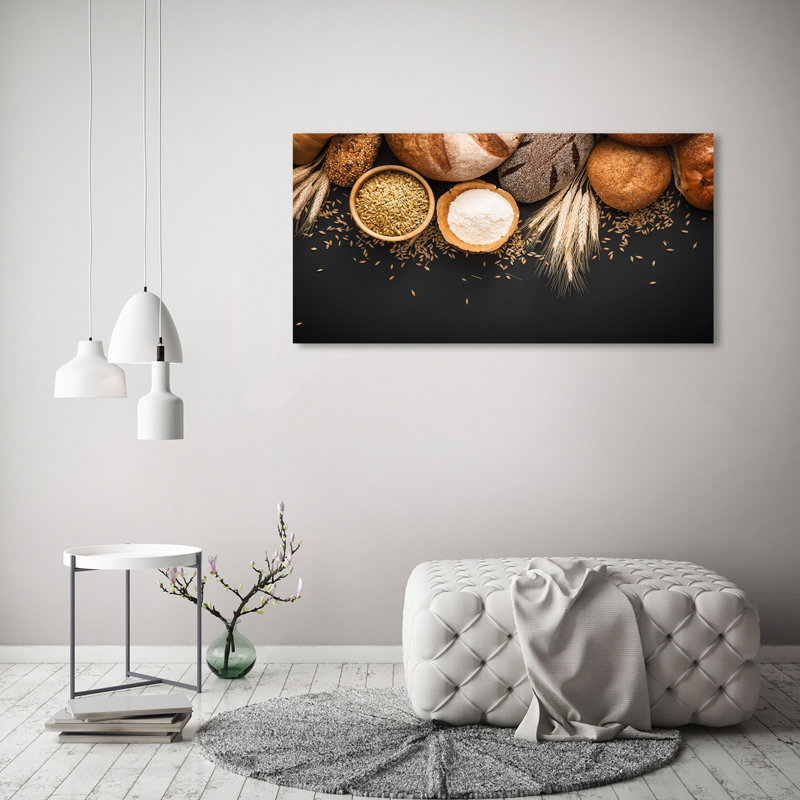 Bread And Wheat - Wrapped Canvas Print