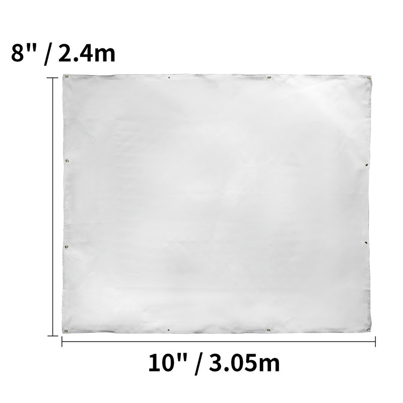 8 x 10 Ft Welding Blanket White Fibreglass Blanket Portable Fibreglass