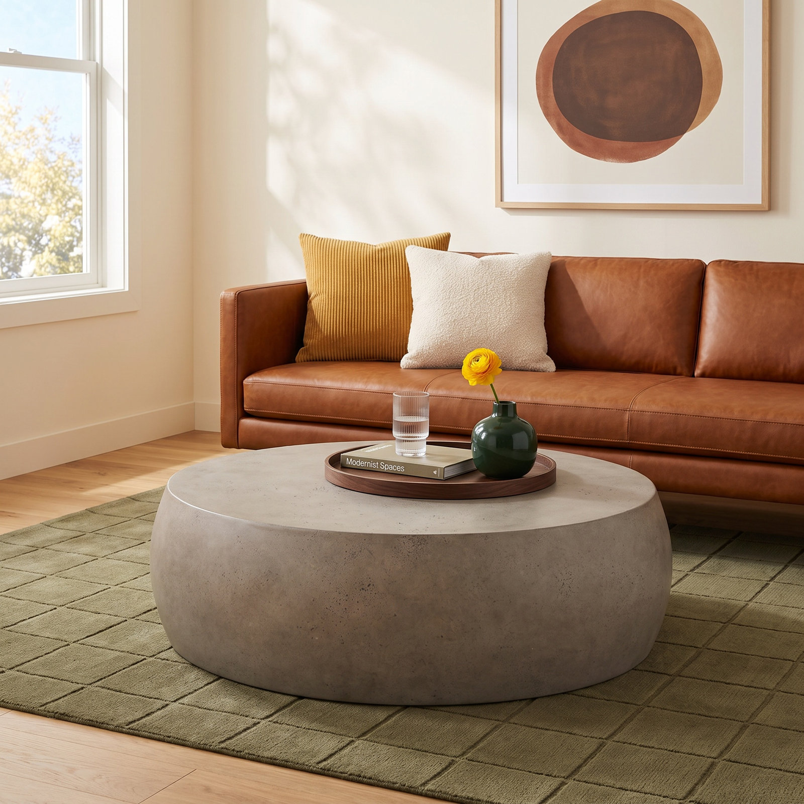 Kinsley Single Coffee Table, Dark Gray