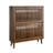 31.5-Inch Walnut Shoe Storage Cabinet, Medieval Modern Independent Shoe Cabinet, Fence Shoe Cabinet With 2 Flip Drawers, Suitable For Corridors And Entrances-1010145841