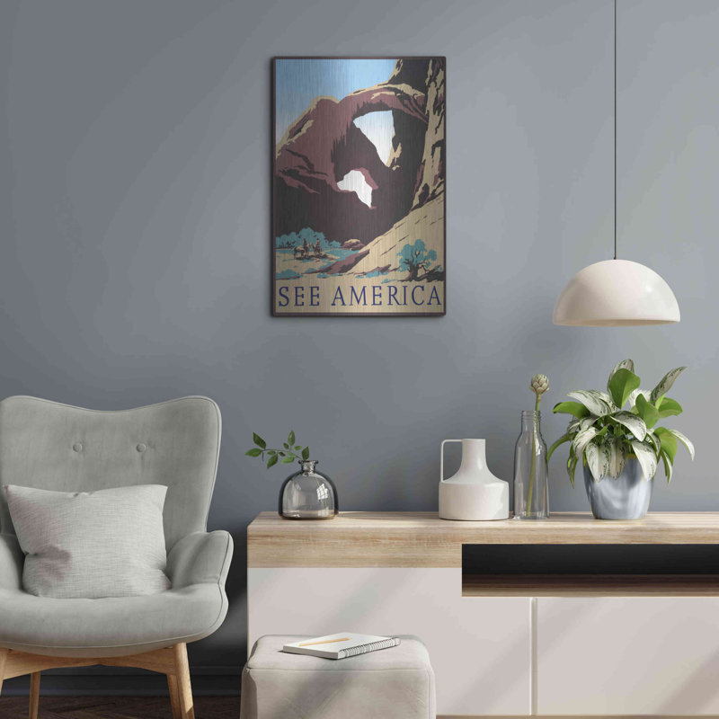 «See America» par Stellar Design Studio, H 24 po x l 16 po