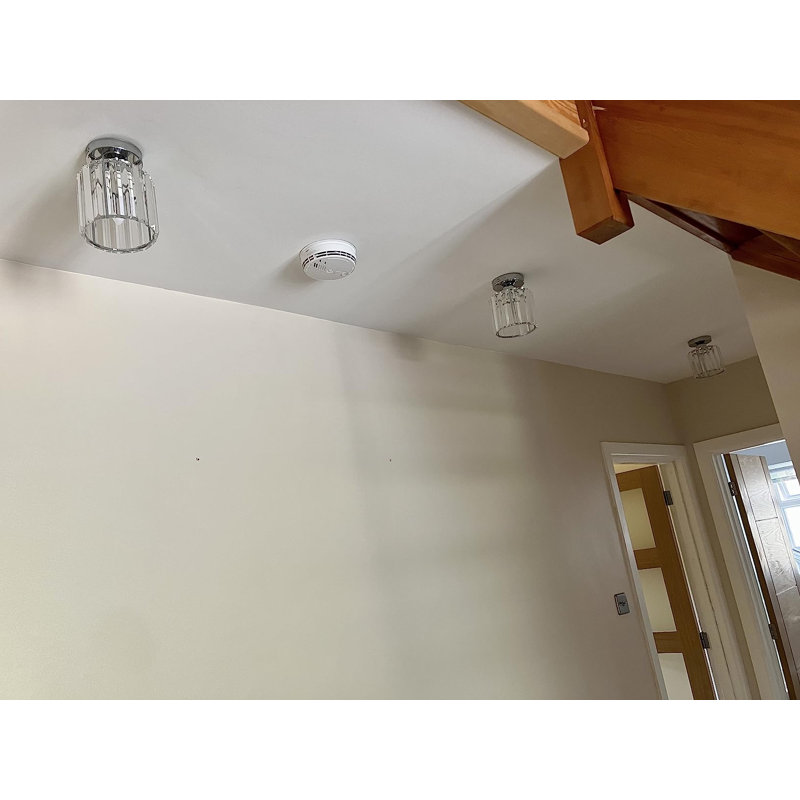 Alvarado 1-Light 15cm Flush Mount, Chrome