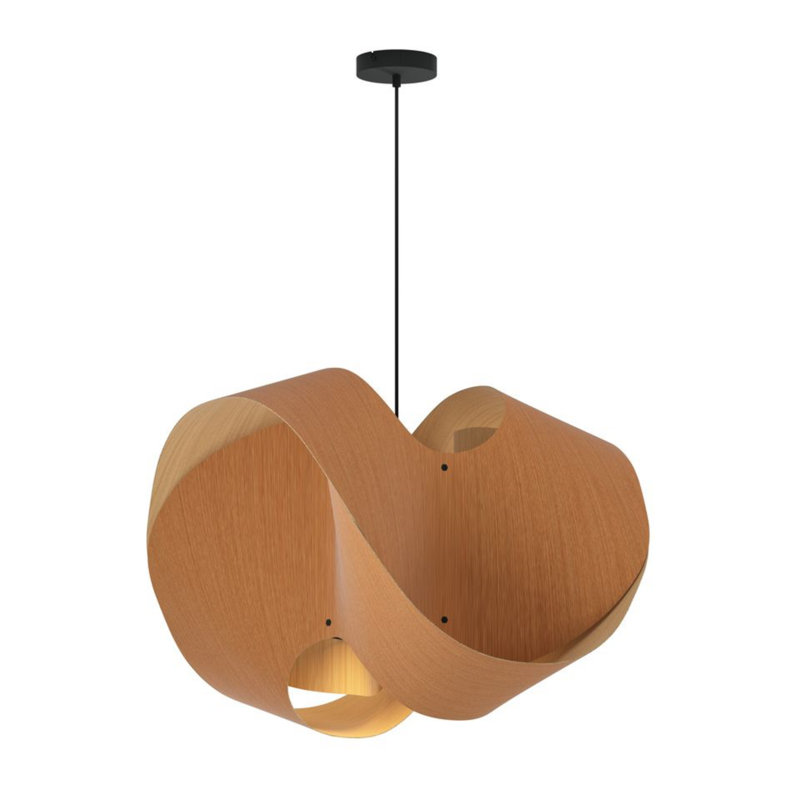 Luminaire suspendu Elvira 70 - Hêtre, H 20,5 po x l 27,5 po x P 27,5 po, Hêtre / frêne