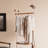 Stainless Steel Coat Rack with Movable Dirty