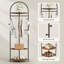 Metal Freestanding 4 - Hook Coat Rack