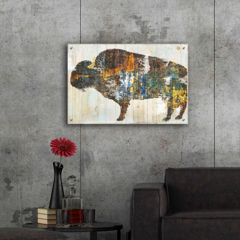 «Free Spirit II Crop» par Sue Schlabach, art mural en verre acrylique, 36 po x 24 po, H 24 po x l 36 po x P 0,2 po