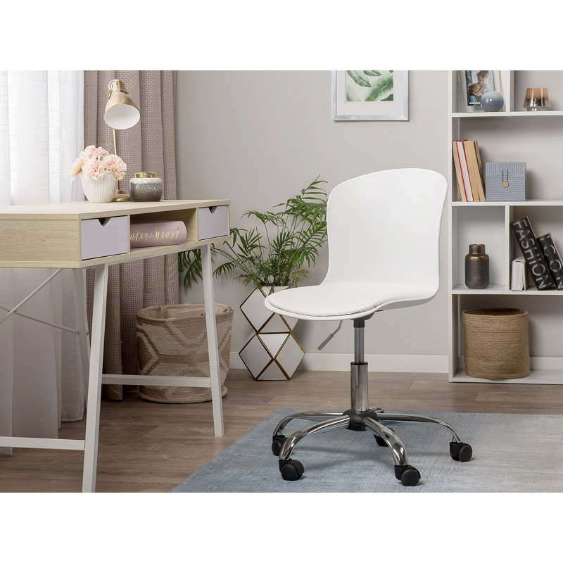 Letha Office Chair, White