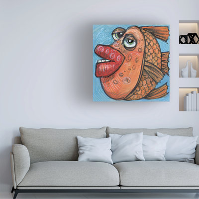 Fish 15 2019 par Tim Nyberg - peinture sur toile tendue