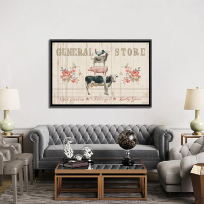 «Farm Patchwork I» par Danhui Nai - impression d'art graphique