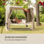 Eremitage Porch Swing with Canopy-45188119