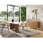 Solstice - Or moderne + buffet noyer