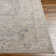 Don Oriental Machine Woven Polyester Area Rug in Gray/Slate
