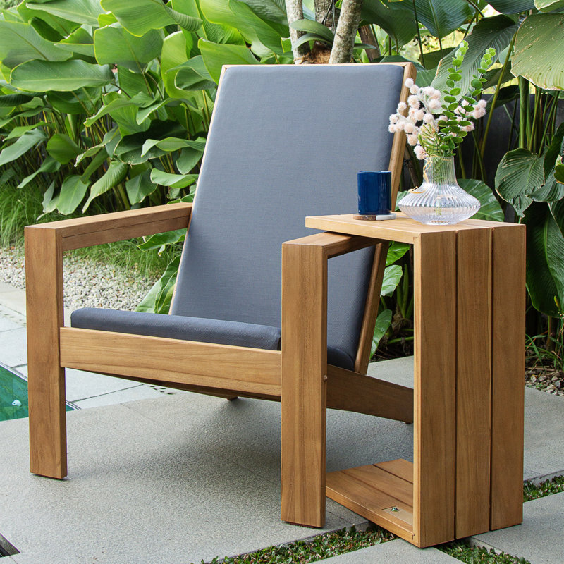 Alleya Teak Side Table