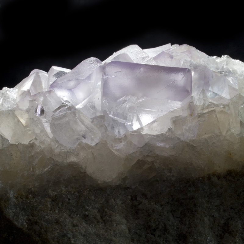 Gemmy Lavender Fluorite - Jebel Tirhemi, Morocco