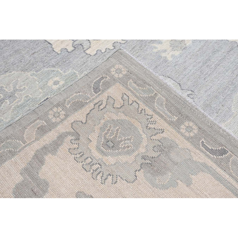 Oushak Collection, Transitional One-of-a-Kind Rectangle 10'3" X 13'10" Hand Knotted Area Rug