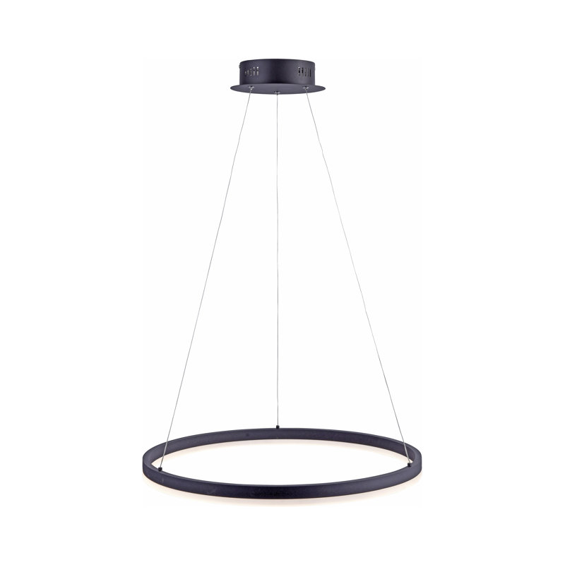 Karev 1 - Light Geometric LED Chandelier, 120cm H x 60cm W x 60cm D