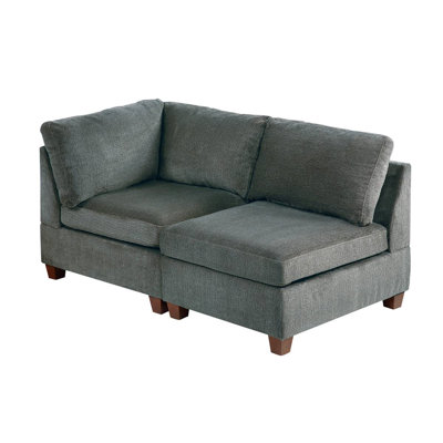 Elhamcci 67" Chenille Modular Loveseat
