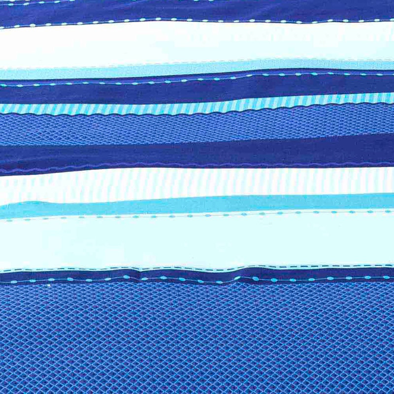 Striped Duvet Cover Set with Pillowcases Included, Blue, Kingsize Duvet Cover + 2 Standard Pillowcases