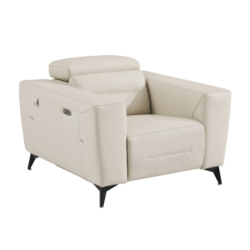 Global United With Power Recliner, Beige