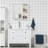 24.75" x 25.5" Bathroom Medicine Cabinet with Mirror, Storage Shelf, Over Toilet Bathroom Cabinet Wall Mounted for Living Room and Laundry Room, White-1498389305