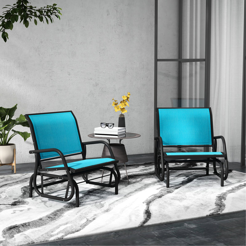 Chaise berçante confortable en maille