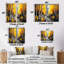 Chemin dans la forêt jaune IV - art mural traditionnel vert 2 pièces-1958469286-1958469306-1958469304