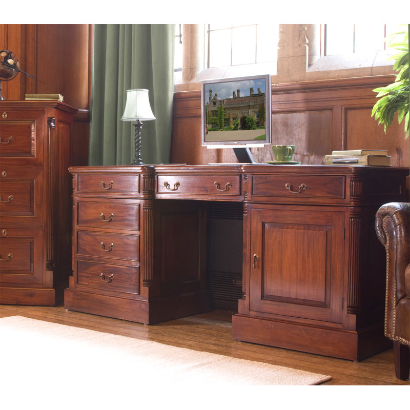 Aliysha Solid Wood Computer Desk