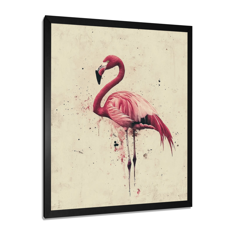 Cohdwell - animaux, art mural, Noir, H 20 po x l 12 po, Picture Framed