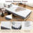Foldable Guest Bed With Mattress & Cover
