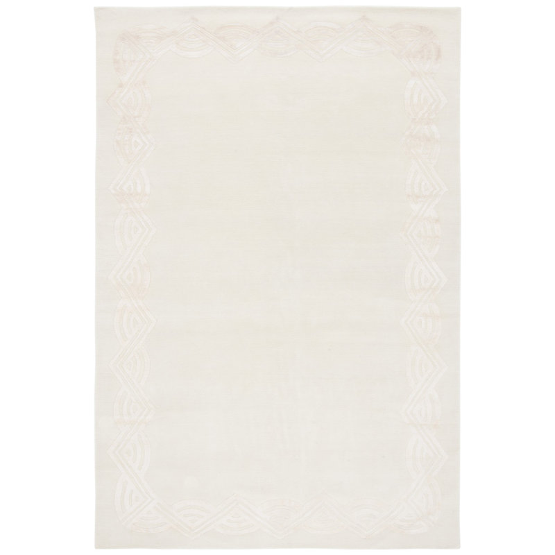 Ralph Lauren Dufrene Wool, Silk Geometric Rug, Rectangle 6' x 9'