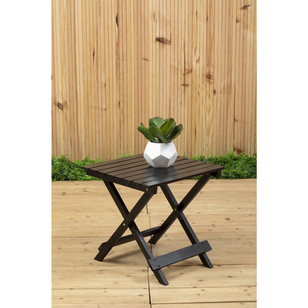 Christianson Square Poplar Folding Outdoor , 46cm cm W 46cm cm D