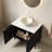 Benner 30" Freestanding Bathroom Vanity with 2 Doors, Ceramic Basin & Sintered Stone Countertop-129210928-129210932