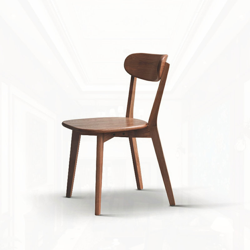 Chaise de salle à manger, 1, Noyer