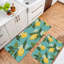 Ensemble de tapis de cuisine marguerite bleu clair 2 pièces-552891933