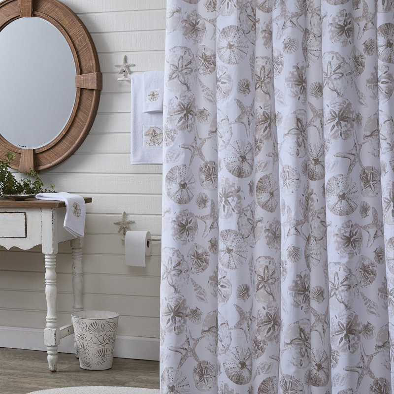 Red Barrel Studio® Beach Cove Shower Curtain