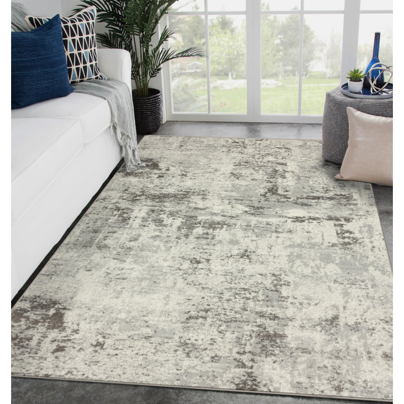 Tapis abstrait gris, Rectangle 8 pi x 10 pi