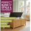 Amina Linen Upholstered Storage Bench