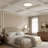 16inch Flush Mount Ceiling Light, 32W 3520LM 5CCT Selectable, Dimmable LED Ceiling Light Fixture for Kitchen Bedroom Living Room, Modern Low Profile Style