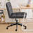 Modern Office Chairs with Wheels, Wide Seat Armless Swivel Task Chair for Home Office-2147446616