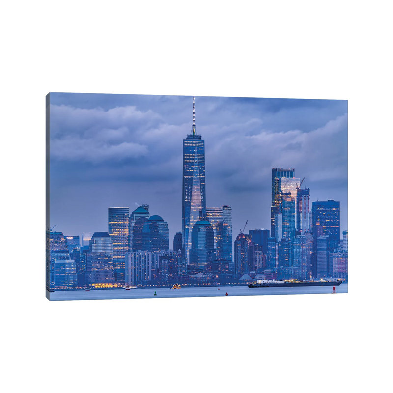 Lower Manhattan by David Gardiner - Wrapped Canvas Print, 101.6 cm H x 66.04 cm W x 1.91 cm D