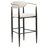 Tina Fabric Upholstered Bar Chair Beige (Set of 2)-1677348529-1624050182