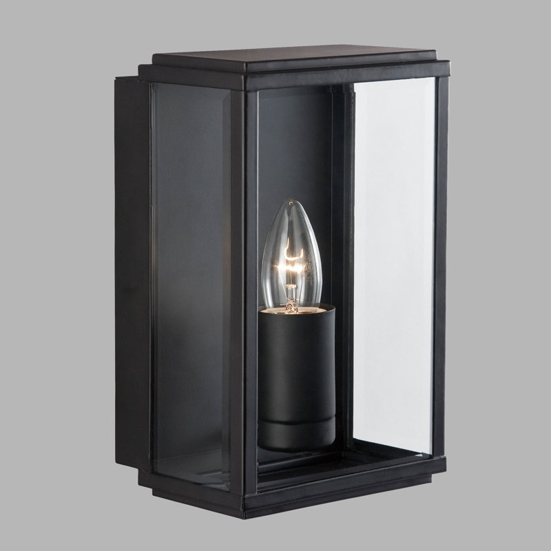 Caden 25cm H Outdoor Flush Mount, Black