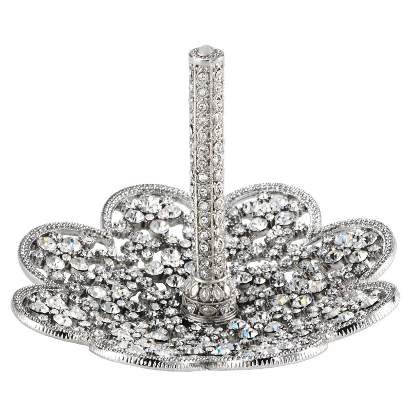Princess Metal Ring Holder, Silver