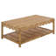 Table basse Manon Scallop avec tablette-244560303