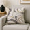 Coussin décoratif intérieur / extérieur bleu Modern Modern