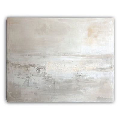 Silver Haze Wrapped Canvas Wall Art