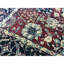 Sona Wool Oriental Area Rug in Red/Navy
