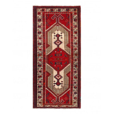 Hand Woven Cotton and Wool Area Rug