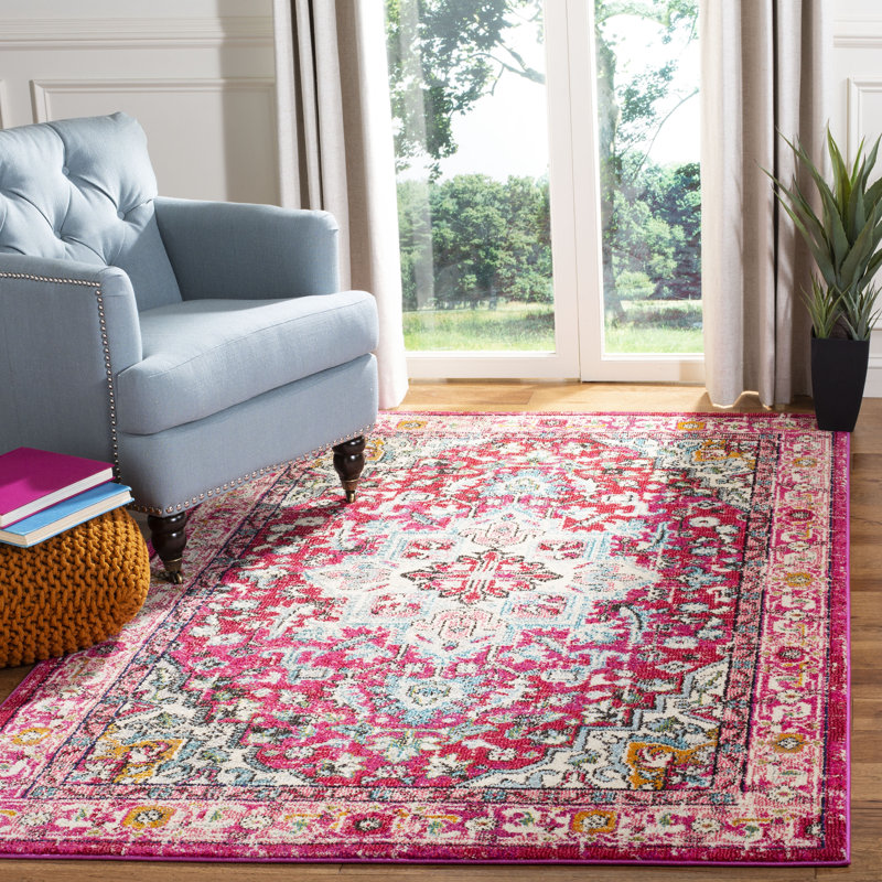 Monaco Performance Oriental Rug, Rectangle 6'7" x 9'2"